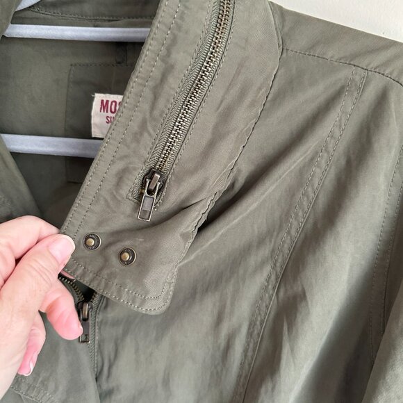 Mossimo Military-Style Utility Jacket sz xxl – Lightweight & Timeless - Picture 4 of 8